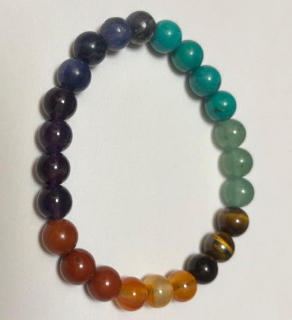 Bracelet 7 Chakras 8 mm