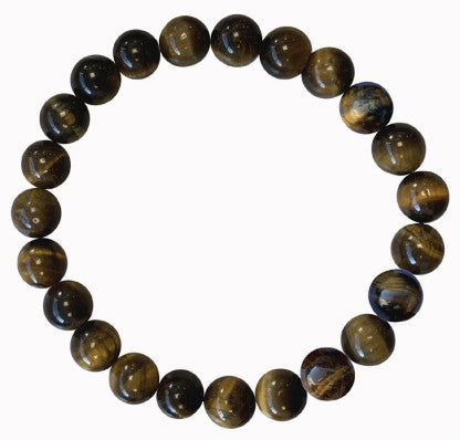 Bracelet œil du tigre 8 mm