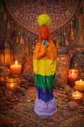 Vierge Marie colorée