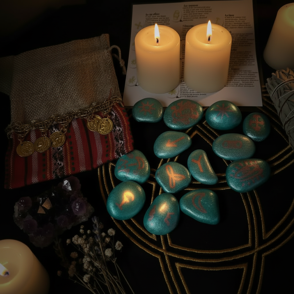 Runes version 1 avec bougies