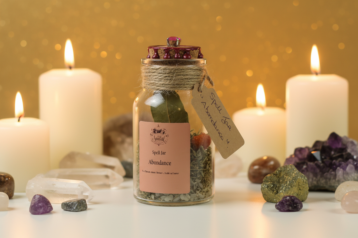Spell jar Abondance sans quartz rose